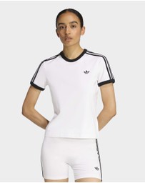 adidas Originals - 3 STRIPES SLIM TEE Womens