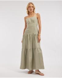 Amelius - Sorrento Linen Maxi Dress