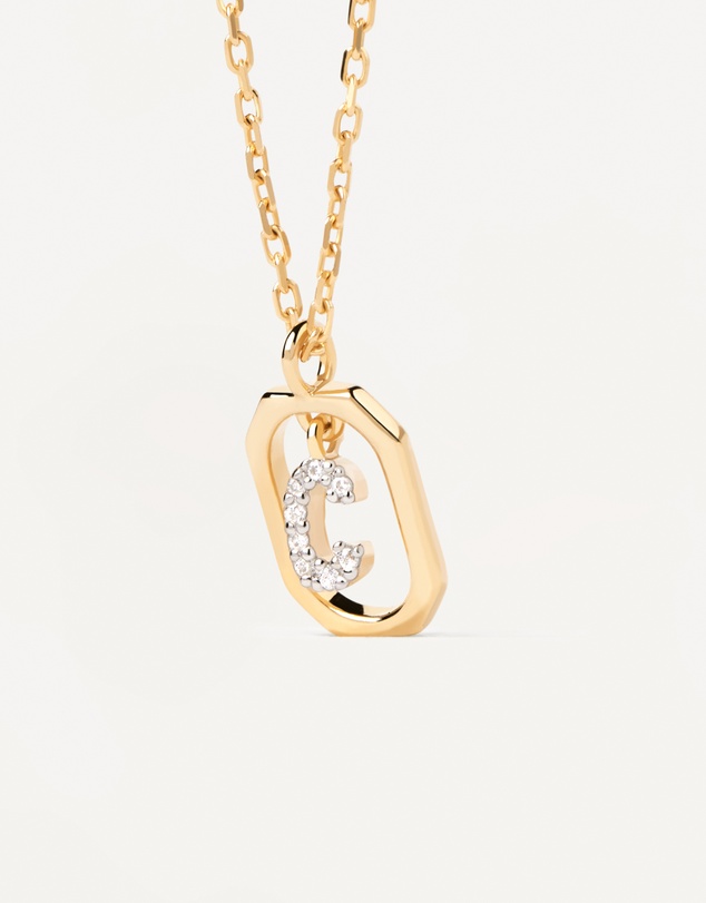 PDPAOLA - Mini Letter C Gold Necklace