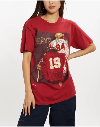 Vintage by The Real Deal - Pre Loved - 90s NCAA Florida State Seminoles Tee