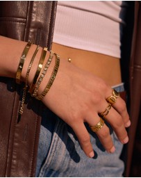 Arms Of Eve - Gemma Gold Cuff Bracelet