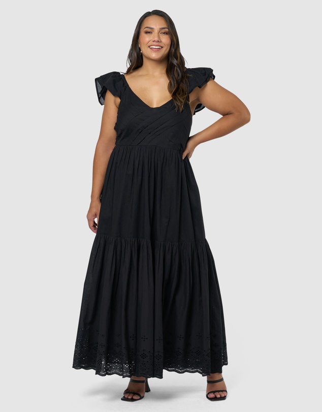 Something 4 Olivia - Georgie Broderie Maxi Dress