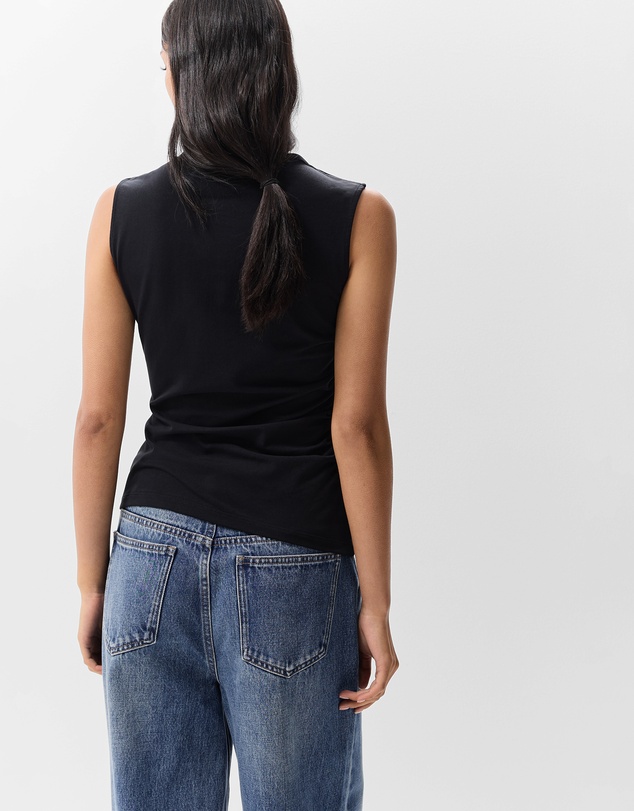 UNISON - Knot Detail Sleeveless Tee