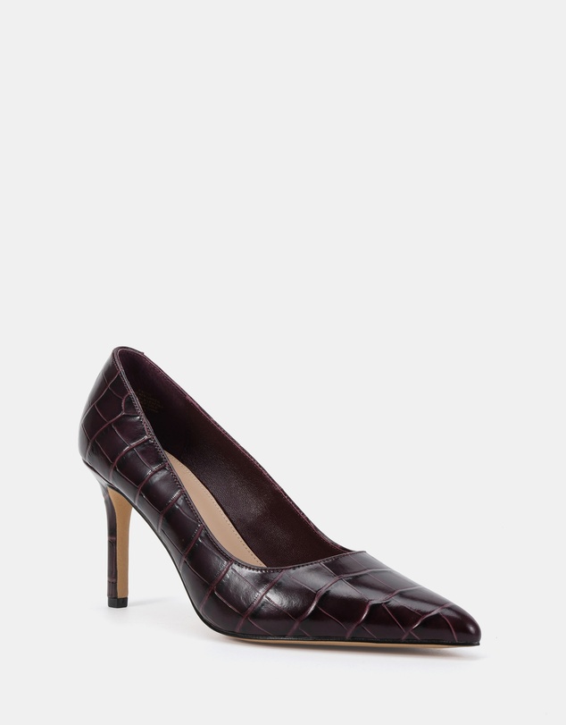 Wittner - Ravyn Croc Embossed Leather Pumps