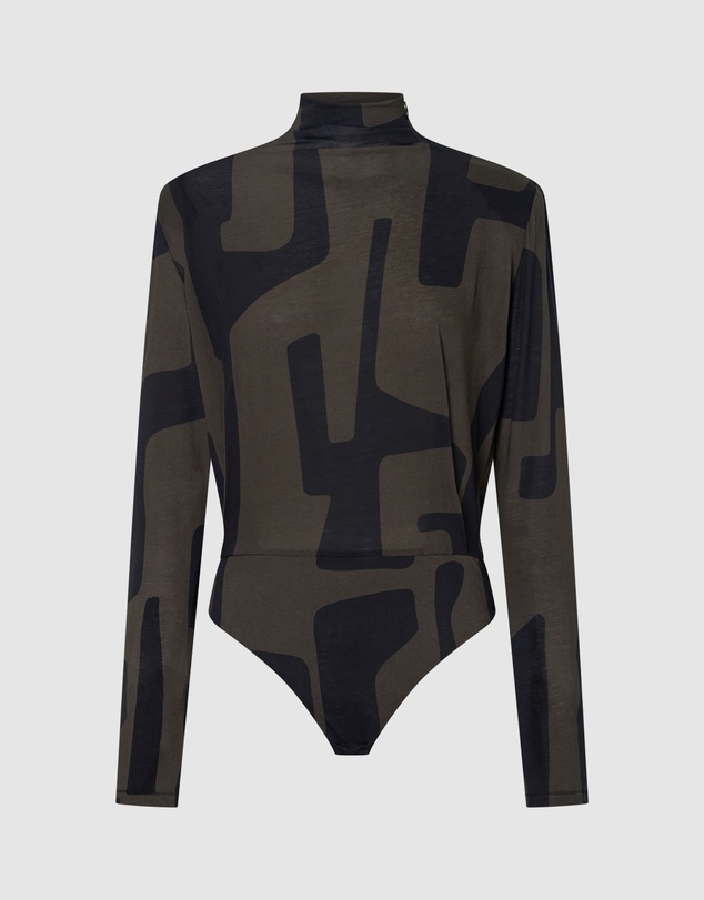 CAMILLA AND MARC - Eidra Printed Long Sleeve Bodysuit