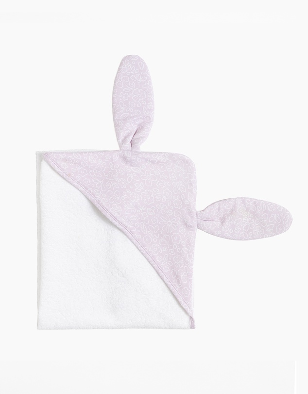 Living Textiles - Organic Hooded Towel - Whimsical Wonderland