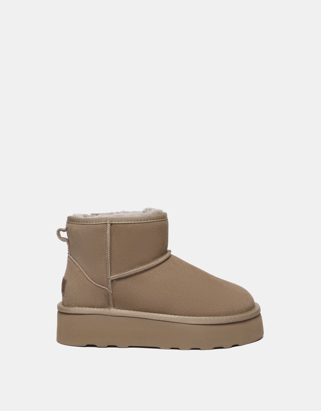 EVERAU - Australian Shepherd Ugg Rommie Platform Cow Suede Upper UGG Boots