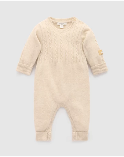 Purebaby - Cashmere Growsuit -Kids-Babies