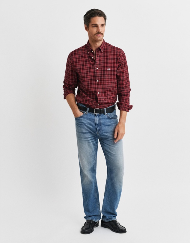 Gant - Regular Fit Classic Checked Poplin Shirt