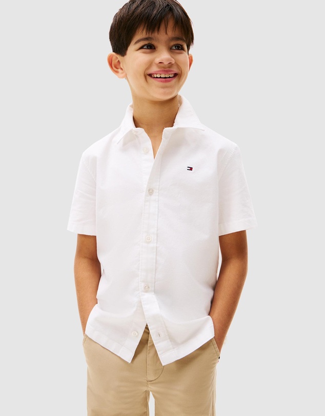 Tommy Hilfiger - Short Sleeve Oxford Shirt - Kids