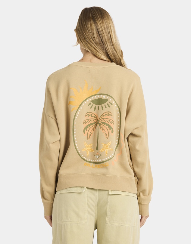 Billabong - Womens Echo Crew Neck Fleece Top