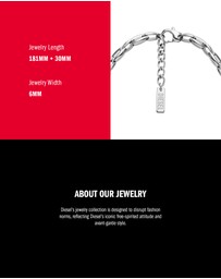 Diesel - Metamorph Silver Tone Bracelet