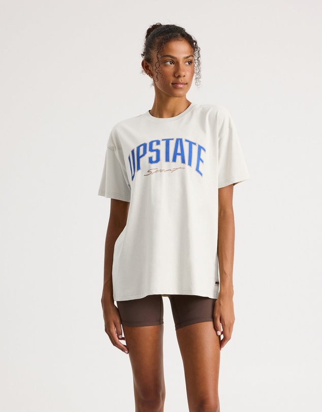 Upstate - Thrive Tee - Ivory College Script