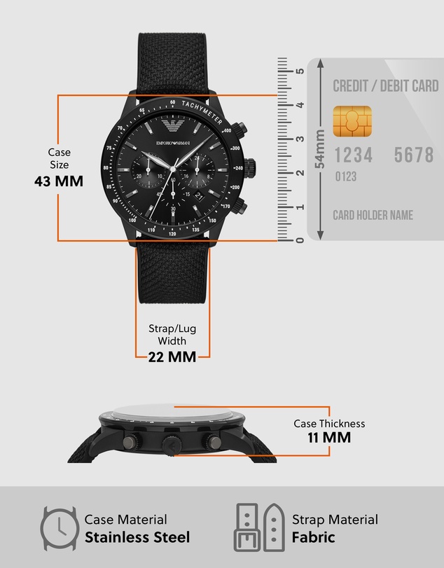 Emporio Armani - Emporio Armani Black Watch AR11453