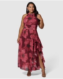 Pink Dusk by Curve Project - Kiss Kiss Maxi Dress