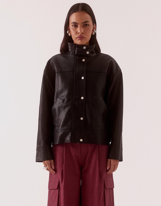 SOVERE - Verin Faux Leather Jacket