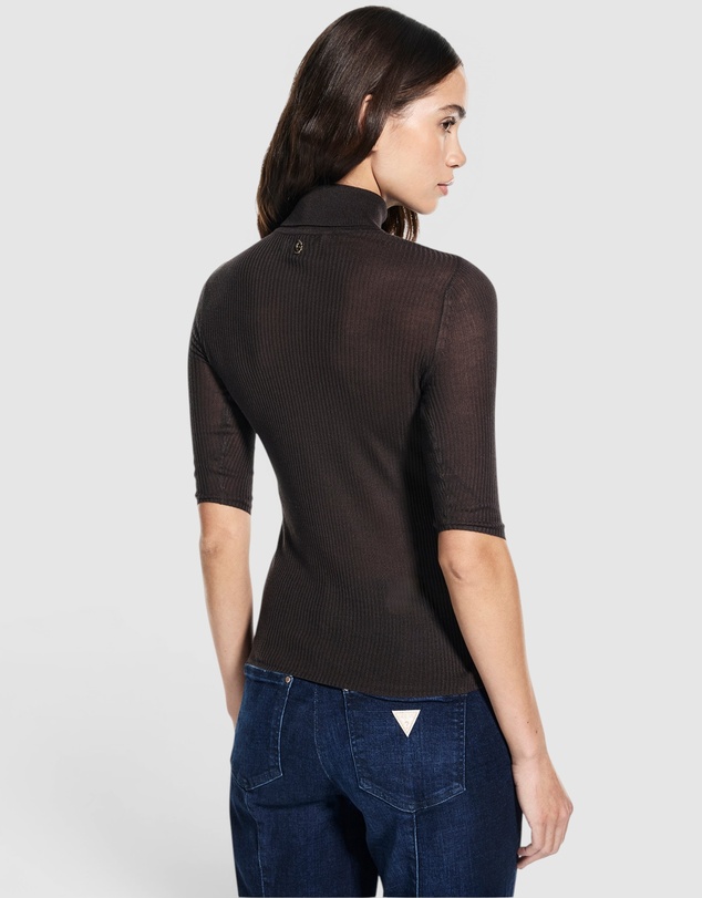 GUESS - Rib Lou Short Sleeve Sweater