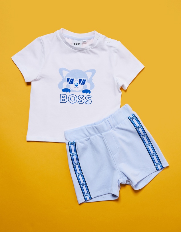 BOSS - T-Shirt & Shorts Set - Babies