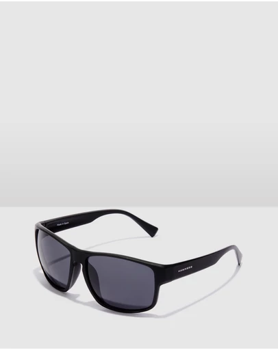 Hawkers Co - Black Black Dark Faster Raw Sunglasses for Men and Women UV400
