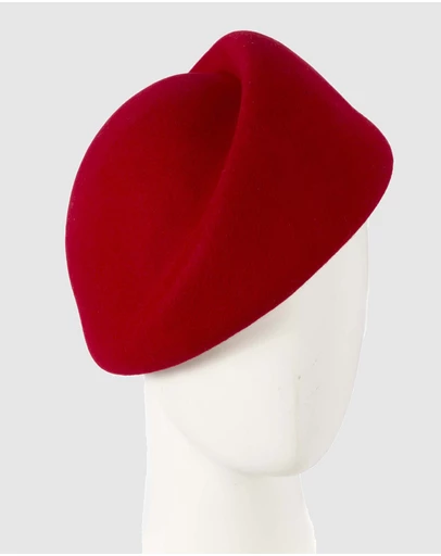 Max Alexander - Winter Red Felt Designer Hat