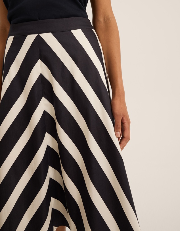 Review - Umbrella Chevron Midi Skirt