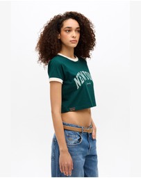Superdry - Athletic Essentials Ringer Slim Fit Tee