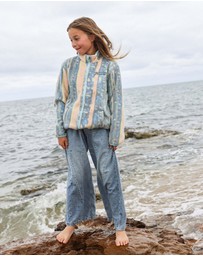 Skwosh - Swayze Stripe Kids Polar Fleece Jacket