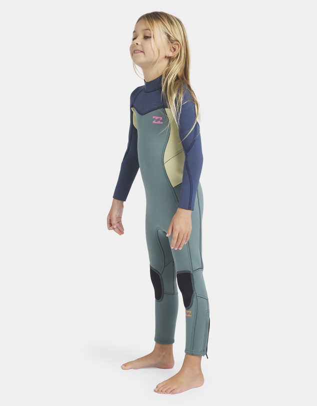 Billabong - Toddlers 3/2Mm Synergy Back Zip Long Sleeve Fullsuit