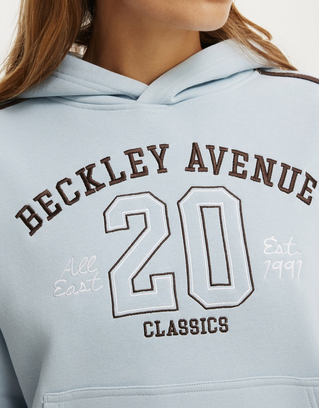 Cotton On - Graphic Boxy Fleece Hoodie