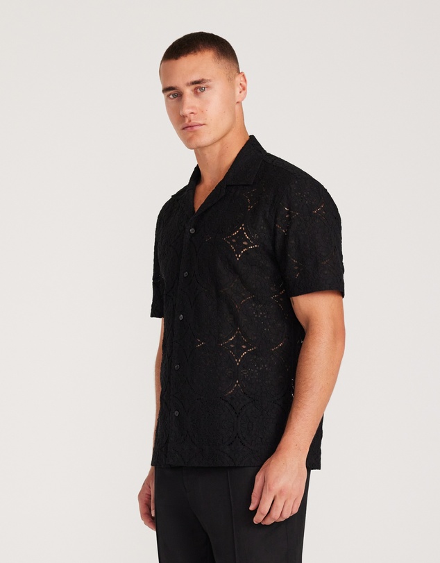 Calibre - Mosaic Lace Short Sleeve Shirt