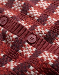 Seasalt - Seasalt Cornwall Red Kensa Checked Cardigan