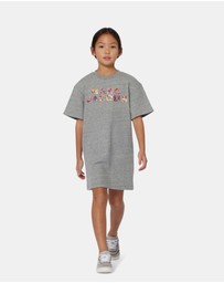 Marc Jacobs - Logo Embroidery Mini Shirt Dress - Kids-Teens