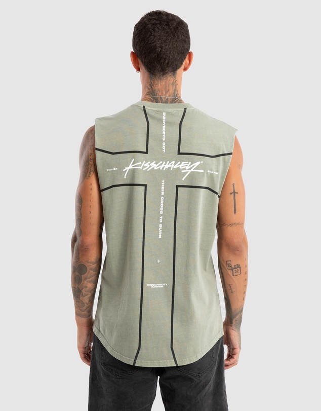 Kiss Chacey - Playback Dual Curved Muscle Tee