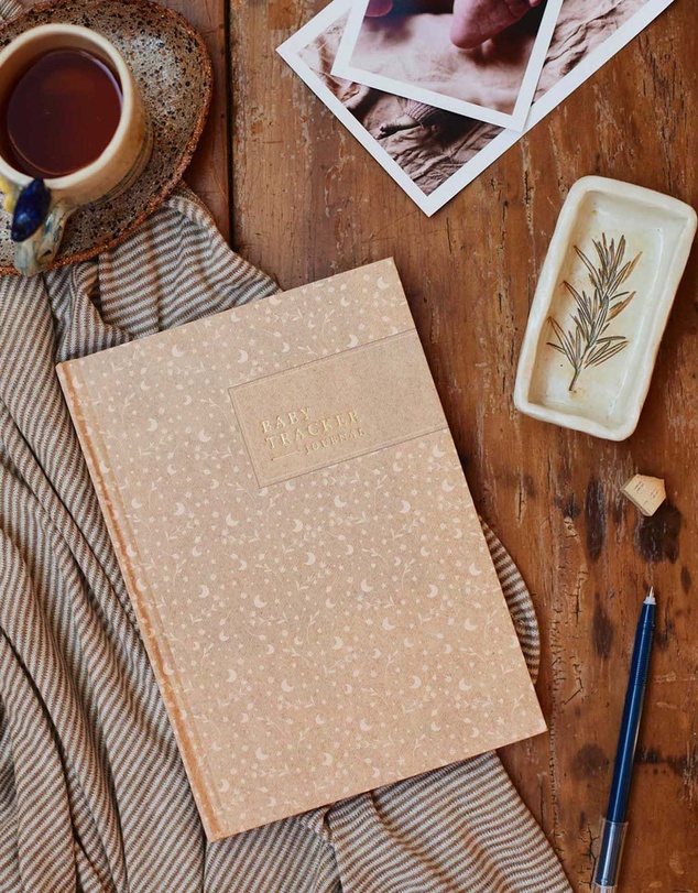 Write to Me - Baby Tracker Journal. Oat