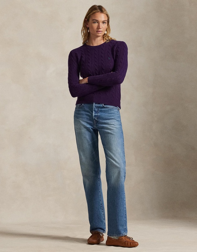 Polo Ralph Lauren - Cable Wool-Cashmere Crewneck Sweater - ICONIC EXCLUSIVE