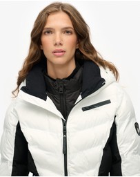 Superdry - Luxe Belted Ski Padded Slim Fit Jacket