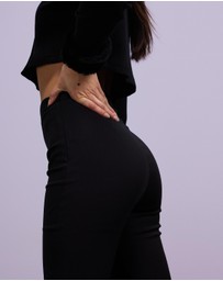 Dazie - Deja Vu Fitted High-Waisted Pants