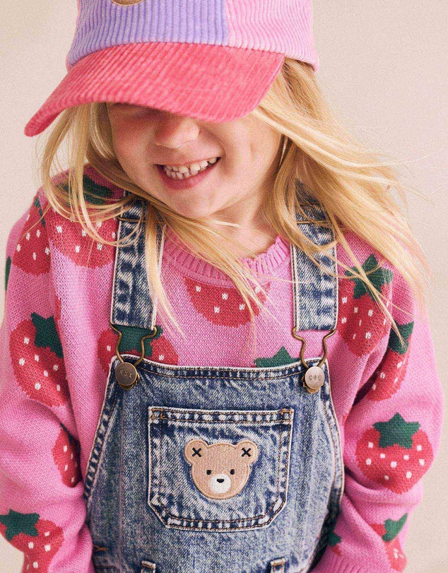 Huxbaby - Strawberry Fields Forever Pullover - Babies-Kids