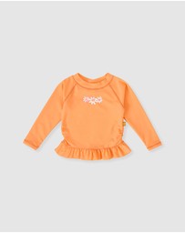 Goldie + Ace - Daisy Chain Frill Rashguard - Babies-Kids