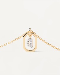 PDPAOLA - Mini Letter Q Gold Necklace