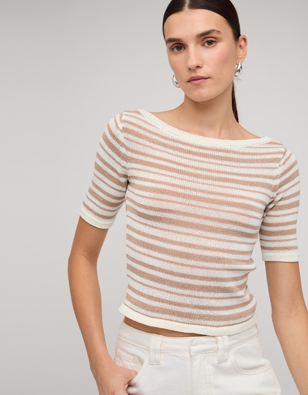 Staple the Label - Echo Stripe Knit Tee