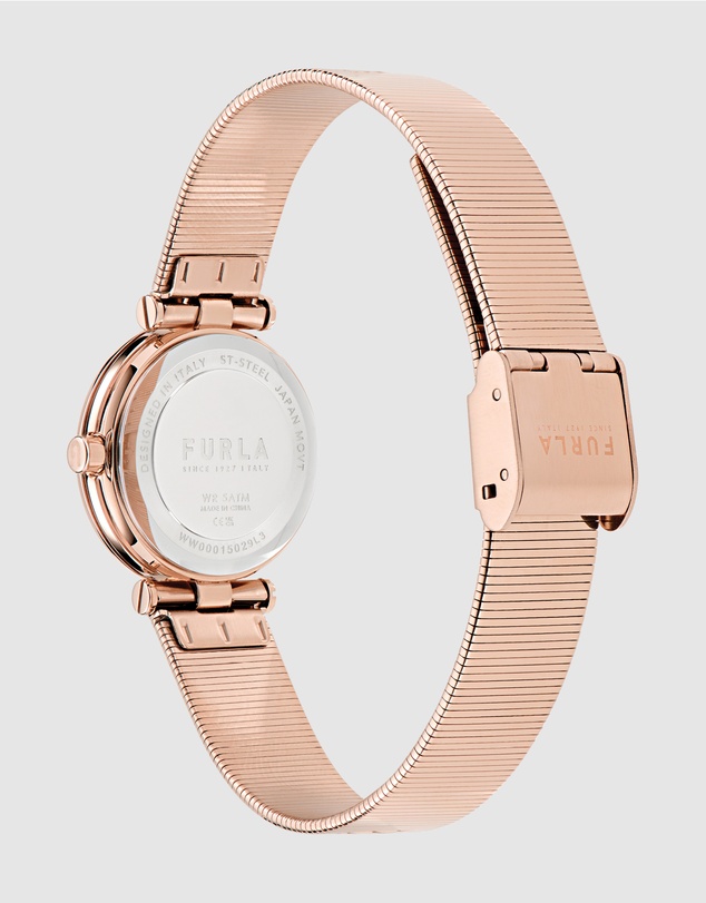Furla - Piuma Rose Gold-Tone 25mm Bracelet Watch