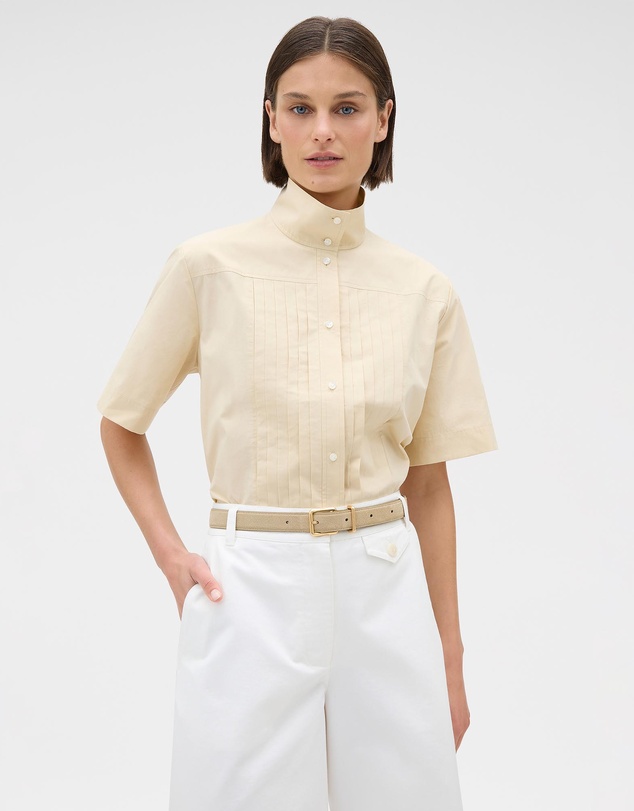 Oroton - Pleat Detail Shirt