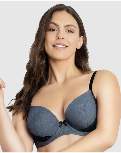 Parfait - Casey Denim Wired Plunge T-Shirt Bra