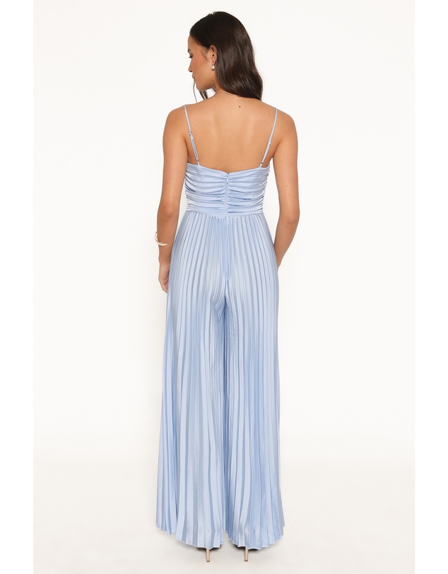 Petal & Pup - Angelique Pleated Jumpsuit - Light Blue
