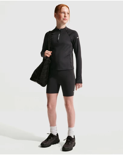 Nike - Nike Pro Dri-FIT Half-Zip Long Sleeve Sweat - Teens