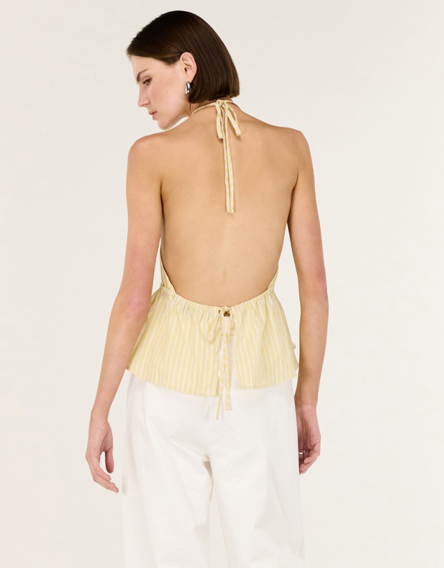 Staple the Label - Zeno Halter Top