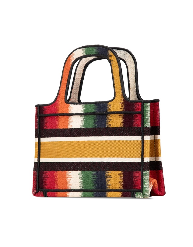 Pre-Loved by Azura Reborn - Pre-Loved dior Dior Book Tote Multicolor Striped