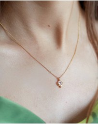 Ottoman Hands - April Birthstone Pendant Necklace