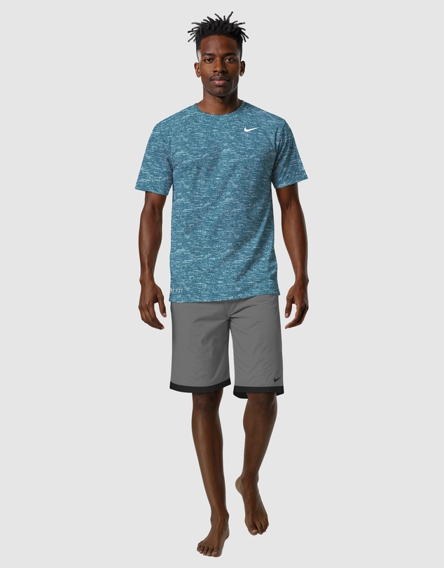 Nike - Heather Short Sleeve Hydroguard Top